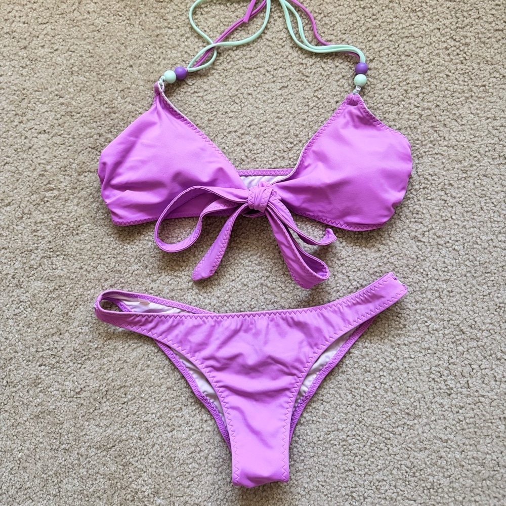 💖 Victoria’s Secret “The Itsy” Style Bikini Set – Lilac Pink